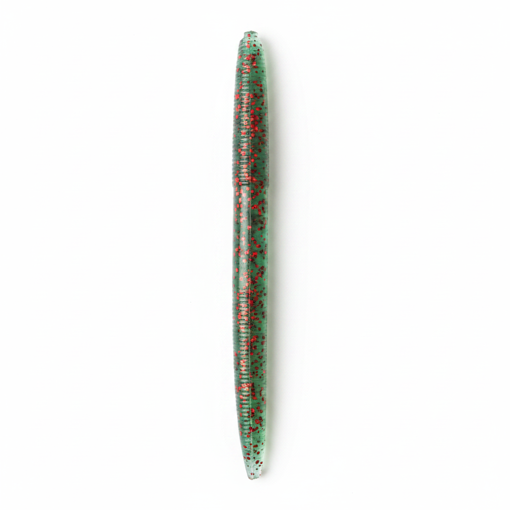 Green Red Glitter Stick Bait