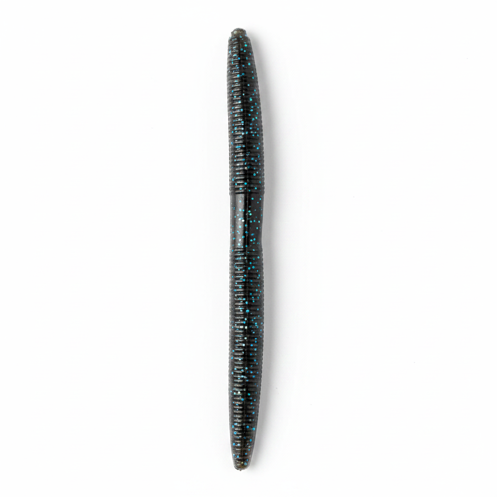 Stone Worm Single - Black Blue Flake
